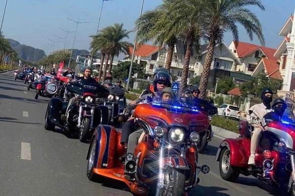 Quảng Ninh: Dàn mô tô "khủng" hội tụ tại Vietnam H.O.G. Rally 2024