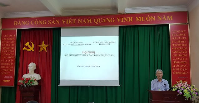 Hà Nam: Tổ chức Hội nghị phổ biến về an toàn thực phẩm