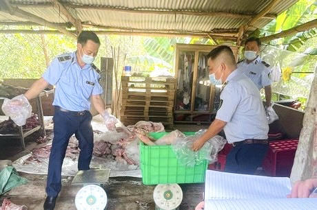 Đồng Nai: Kịp thời ngăn chặn hơn 1,7 tấn thịt heo “bẩn” chuẩn bị đưa tiêu thụ
