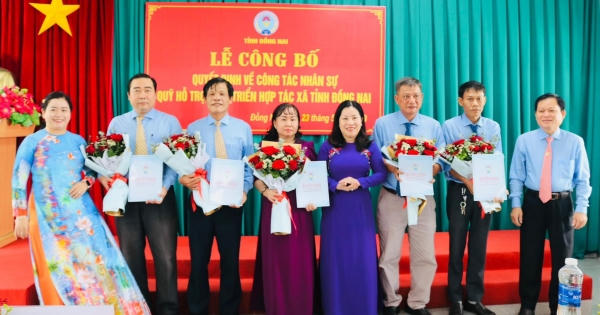 Liên minh hợp tác xã Đồng Nai kiện toàn nhân sự Quỹ hỗ trợ phát triển hợp tác xã Liên minh hợp tác xã Đồng Nai kiện toàn nhân sự Quỹ hỗ trợ phát triển hợp tác xã