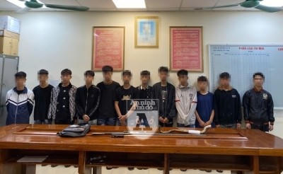 Bắt giữ nhóm thiếu niên vác hung khí lên vườn Quốc gia Ba Vì