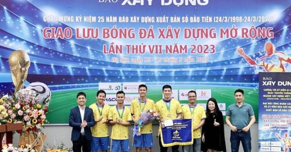BAT Group vô địch Giao lưu bóng đá Xây dựng mở rộng lần thứ VII năm 2023 BAT Group vô địch Giao lưu bóng đá Xây dựng mở rộng lần thứ VII năm 2023