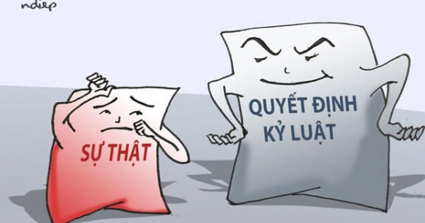 Khi sự thật bị phê bình, kiểm điểm!