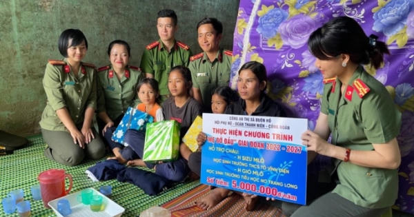 Công an thị xã Buôn Hồ: Hướng về cơ sở, giao lưu văn hóa, thể thao tại xã Ea Drông Công an thị xã Buôn Hồ: Hướng về cơ sở, giao lưu văn hóa, thể thao tại xã Ea Drông