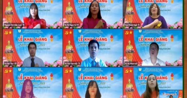 Lần đầu tiên, học sinh khai giảng năm học mới qua truyền hình