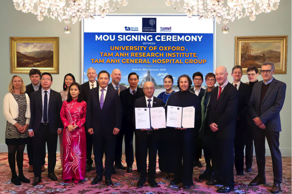 Đại học Oxford và Viện Nghiên cứu, Bệnh viện Tâm Anh ký hợp tác song phương