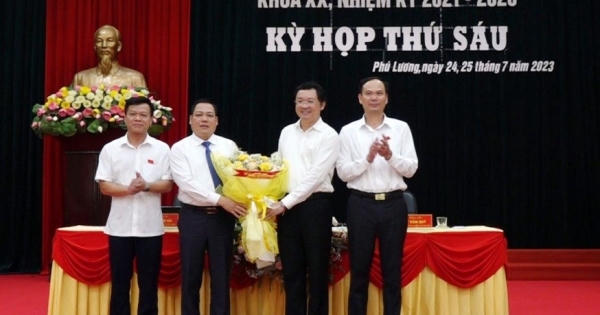 Ông Nguyễn Hoàng Mác được bầu làm Chủ tịch UBND huyện Phú Lương