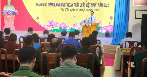 Yên Bái: Phát động tháng cao điểm hưởng ứng Ngày Pháp luật Việt Nam năm 2022
