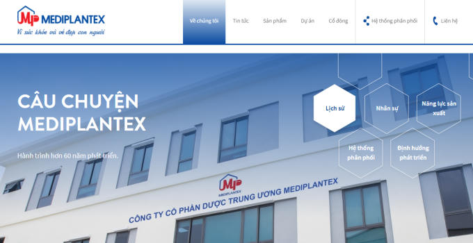 Công ty cổ phần Dược Trung Ương Mediplantex bị xử phạt 300 triệu đồng