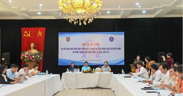 Bộ Tư pháp và Liên đoàn Luật sư Việt Nam tổ chức Hội nghị sơ kết Quy chế phối hợp
