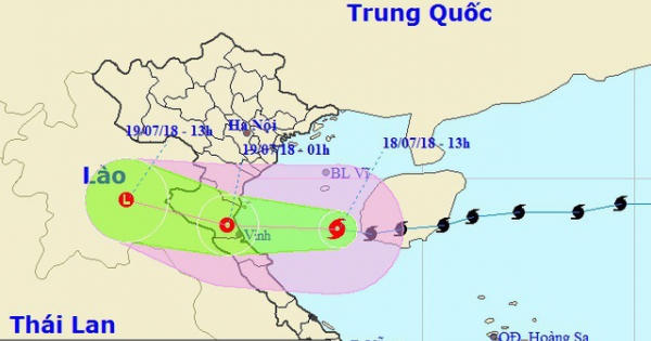 Bão số 3 vào Vịnh Bắc Bộ, đang hướng vào Thái Bình - Quảng Bình Bão số 3 vào Vịnh Bắc Bộ, đang hướng vào Thái Bình - Quảng Bình