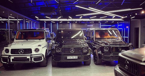 Showroom tại SG khoe dàn xe hàng trăm tỷ đồng xếp chật kín trong mùa dịch: Có siêu xe nhưng Mercedes-AMG G63 mới gây chú ý bởi số lượng khủng Showroom tại SG khoe dàn xe hàng trăm tỷ đồng xếp chật kín trong mùa dịch: Có siêu xe nhưng Mercedes-AMG G63 mới gây chú ý bởi số lượng khủng