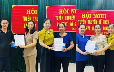 Gia Lâm, Hà Nội: Sôi nổi các hoạt động tuyên truyền BHXH, BHYT