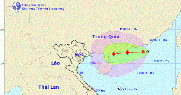 Áp thấp nhiệt đới sắp mạnh lên thành bão có thể đổ bộ vào Vịnh Bắc Bộ