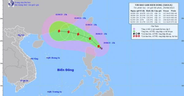 Bộ Công an đề nghị Công an các địa phương ứng phó với bão SAOLA