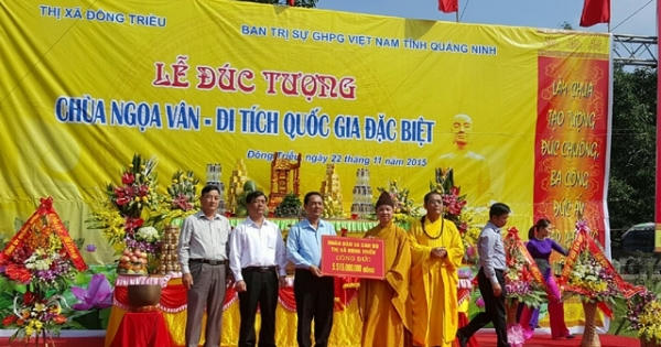 Đúc tượng Phật hoàng Trần Nhân Tông gần 90 tỷ trên núi Yên Tử