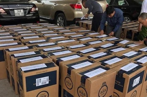 Bắt giữ 55 nghìn bao thuốc lá ngoại không rõ nguốn gốc trị giá 1,65 tỷ đồng