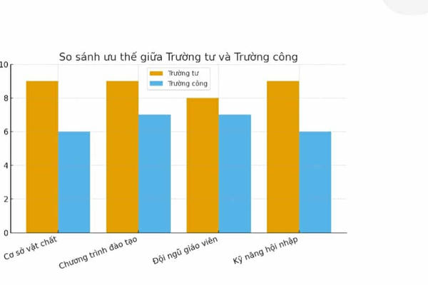 Trường tư luôn đi đầu trong công tác đào tạo: Sự khác biệt và lợi thế so với trường công