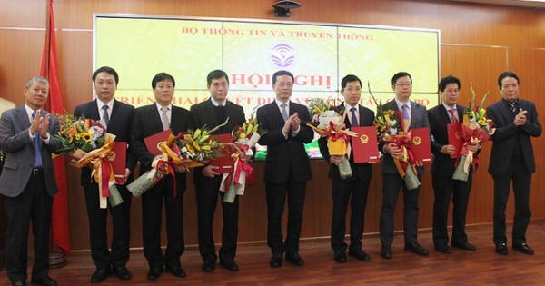 Bộ Thông tin và Truyền thông điều động, bổ nhiệm 13 cán bộ chủ chốt