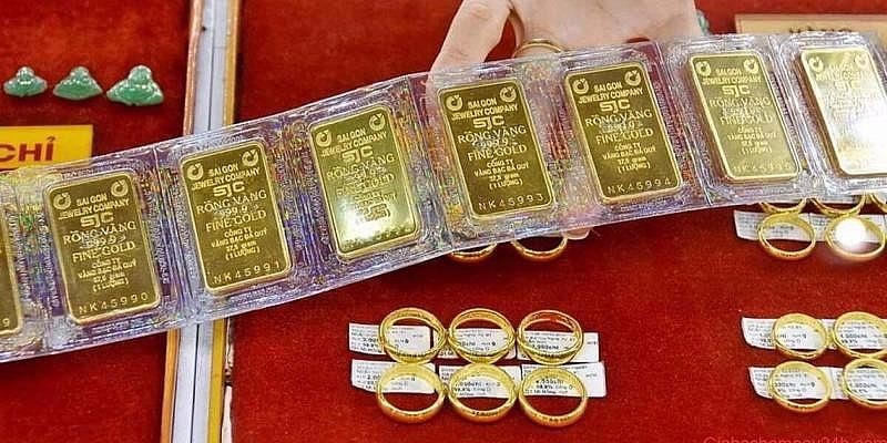 Giá vàng miếng tăng hơn 106 triệu đồng/lượng