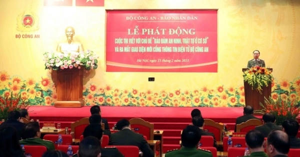 Phát động Cuộc thi viết với chủ đề “Bảo đảm an ninh, trật tự ở cơ sở”