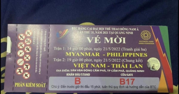 Quảng Ninh: Cảnh báo 'vé chung kết bóng đá nữ' giả rao bán trên mạng