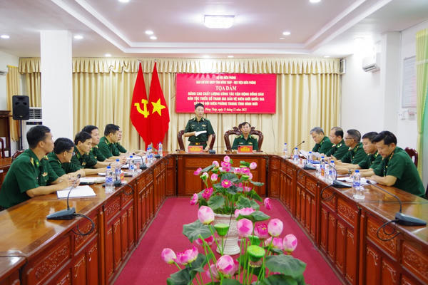 BĐBP Đồng Tháp: Toạ đàm khảo sát Đề tài khoa học cấp Bộ Quốc phòng