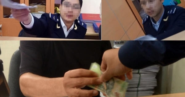 Nườm nượp cảnh kẹp tiền, đưa - nhận tại Hải quan Hải Phòng