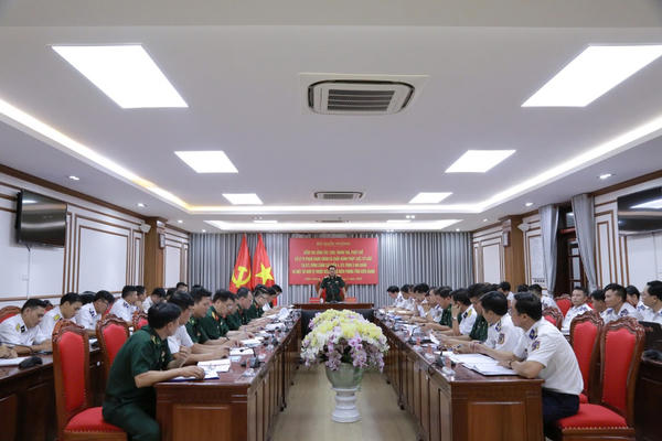 Bộ Quốc phòng kiểm tra kết quả thực hiện công tác 1389 BTL Vùng Cảnh sát biển 4 và vùng Tây Nam Bộ