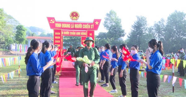 Bình Phước: Tổ chức lễ giao nhận quân nhanh gọn, đảm bảo đúng quy định
