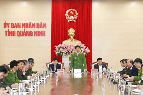 Bộ Công an làm việc với Quảng Ninh triển khai xây dựng Trung tâm huấn luyện Quốc gia phòng, chống khủng bố