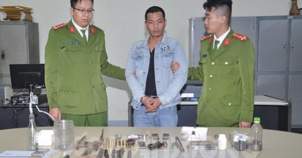 Hải Dương: Bắt đối tượng mua bán ma túy, chế tạo súng, đạn