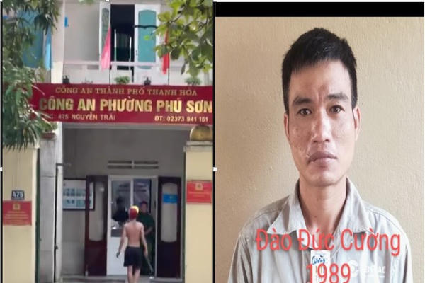Tạm giữ đối tượng mang theo tuýp sắt đến trụ sở Công an phường Phú Sơn gây rối