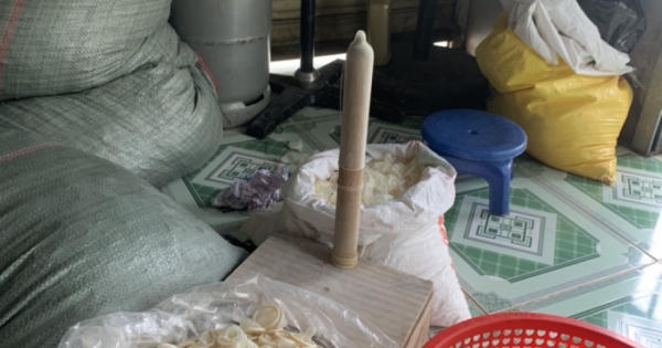 Không xác định được nguồn gốc hàng trăm kg bao cao su đã qua sử dụng được tái chế ở Bình Dương