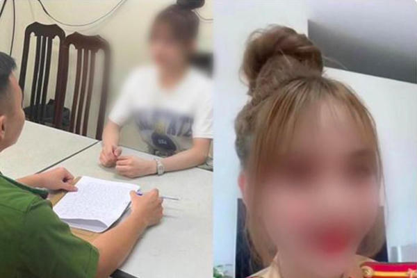 Mặc trang phục CSGT quay TikTok câu like, cô gái chủ tiệm cắt tóc bị Công an triệu tập