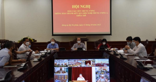 Đảng ủy Bộ Tư pháp học tập, quán triệt Nghị quyết Hội nghị Trung ương 4 khóa XIII Đảng ủy Bộ Tư pháp học tập, quán triệt Nghị quyết Hội nghị Trung ương 4 khóa XIII