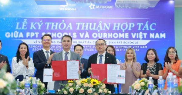 FPT Schools ký hợp tác với công ty dịch vụ thực phẩm Hàn Quốc để cung cấp suất ăn cho học sinh FPT Schools ký hợp tác với công ty dịch vụ thực phẩm Hàn Quốc để cung cấp suất ăn cho học sinh