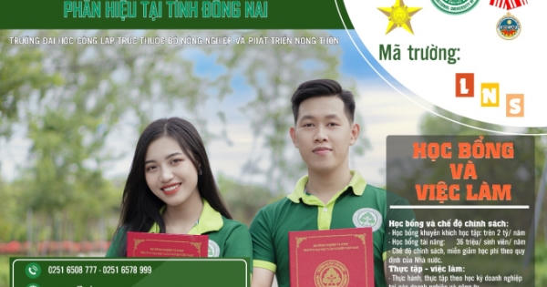 Phân hiệu Trường Đại học Lâm nghiệp tại tỉnh Đồng Nai công bố phương án tuyển sinh 2022
