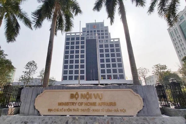 Bộ Nội vụ có 22 đơn vị hành chính, sự nghiệp