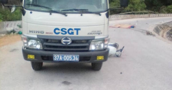 Va chạm với xe của CSGT, 1 người tử vong tại chỗ