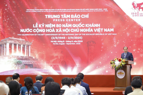 Ra mắt Trung tâm Báo chí, tạo điều kiện cho phóng viên trong và ngoài nước đưa tin 80 năm Quốc khánh 2/9 Ra mắt Trung tâm Báo chí, tạo điều kiện cho phóng viên trong và ngoài nước đưa tin 80 năm Quốc khánh 2/9