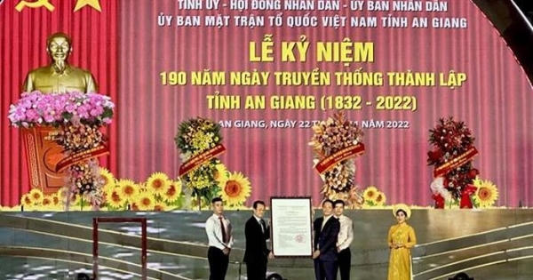 An Giang long trọng tổ chức lễ kỷ niệm 190 năm thành lập tỉnh
