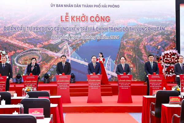 Hải Phòng: Khởi công xây dựng cầu Nguyễn Trãi và chỉnh trang đô thị vùng phụ cận