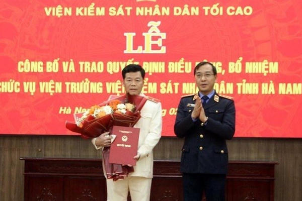 Ông Lại Anh Tuấn giữ chức Viện trưởng VKSND tỉnh Hà Nam