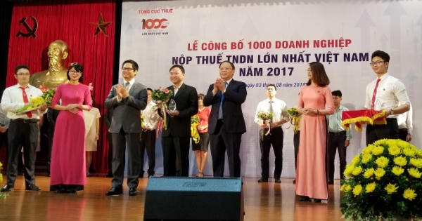 FrieslandCampina Việt Nam nằm trong top 100 doanh nghiệp xuất sắc đóng góp ngân sách nhà nước