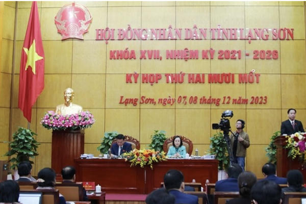HĐND tỉnh Lạng Sơn khai mạc kỳ họp thứ 21, khoá XVII