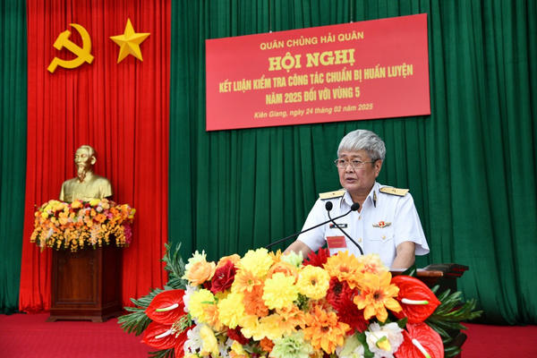 Bộ Tư lệnh Vùng 5 Hải quân làm tốt công tác chuẩn bị huấn luyện năm 2025