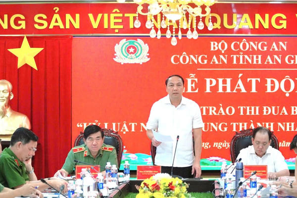 Công an An Giang phát động phong trào “Ba nhất”