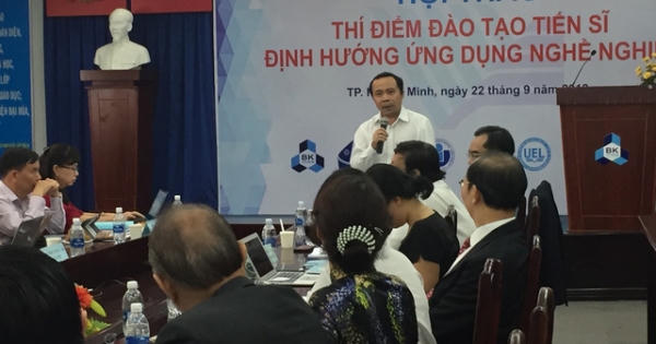 Thí điểm đào tạo tiến sĩ định hướng ứng dụng nghề nghiệp