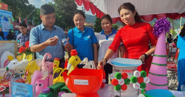 Hà Giang: Huyện Bắc Quang tổ chức Hội thi “Sáng tạo sản phẩm tái chế từ chất thải nhựa”